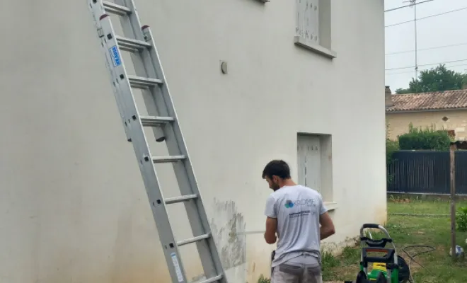 Rénovation de façade à Bergerac 
