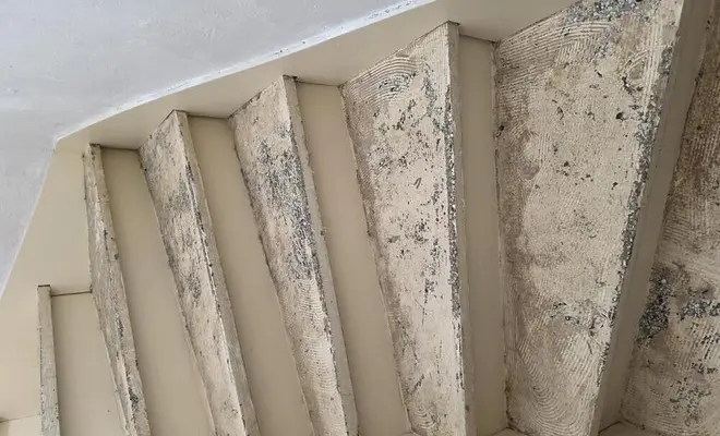 Rénovation d'escalier en jonc de mer par Home Renov'24!