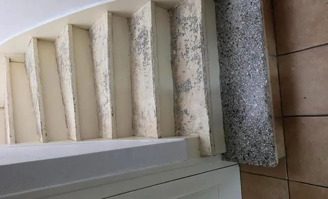 Rénovation d'escalier en jonc de mer par Home Renov'24!