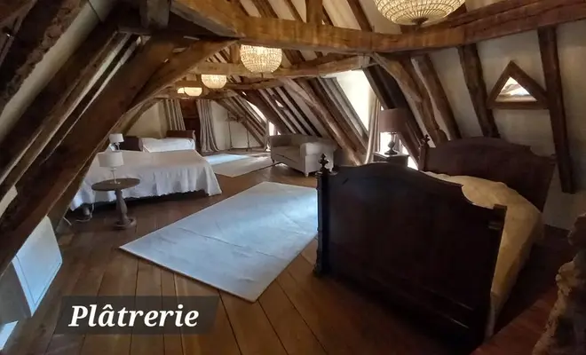 Pose de plaques de plâtre entre poutres par Home Renov'24 à Bergerac!